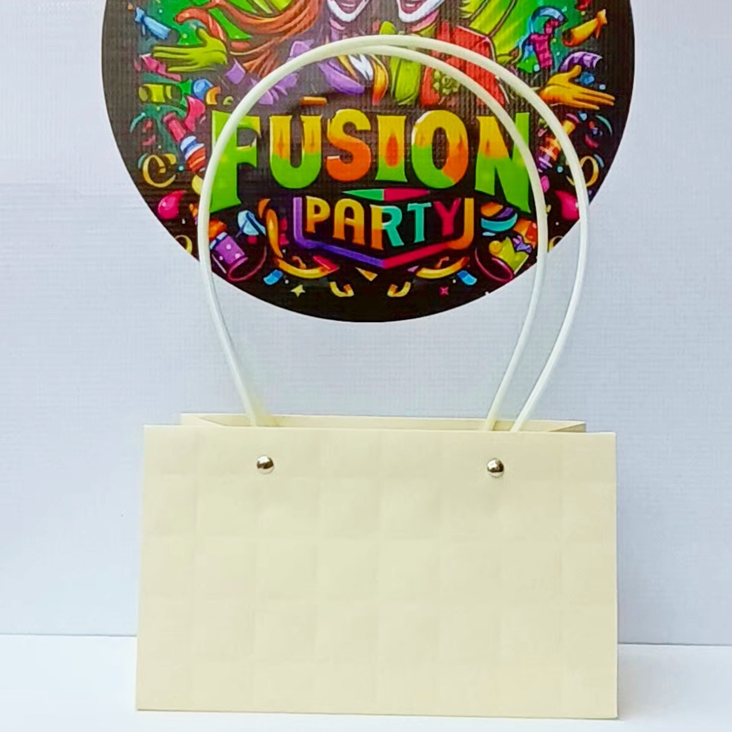 Cartera Floral Grande Amarillo