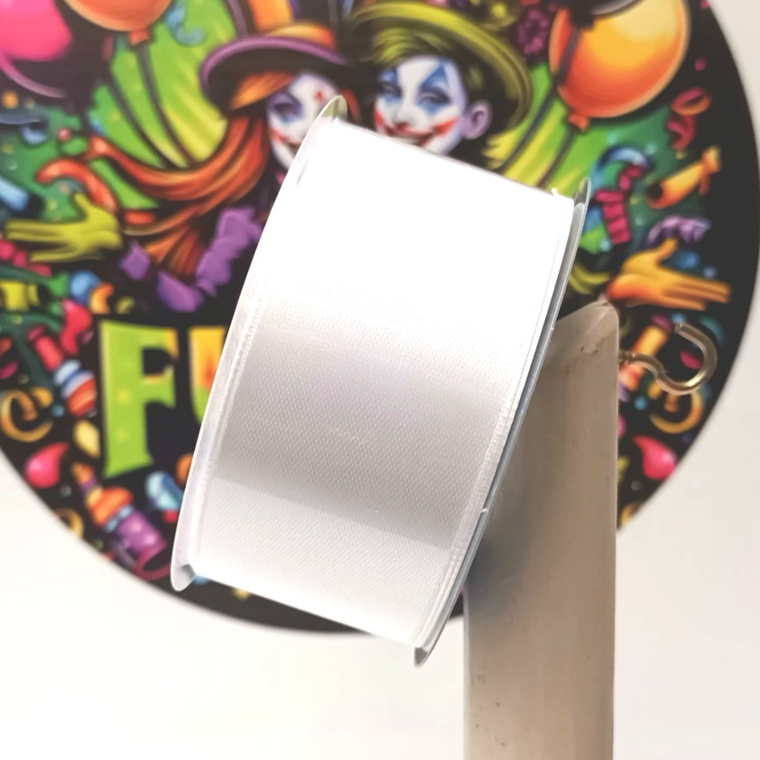 Cinta Raso Blanco 4cm x 22,8metros