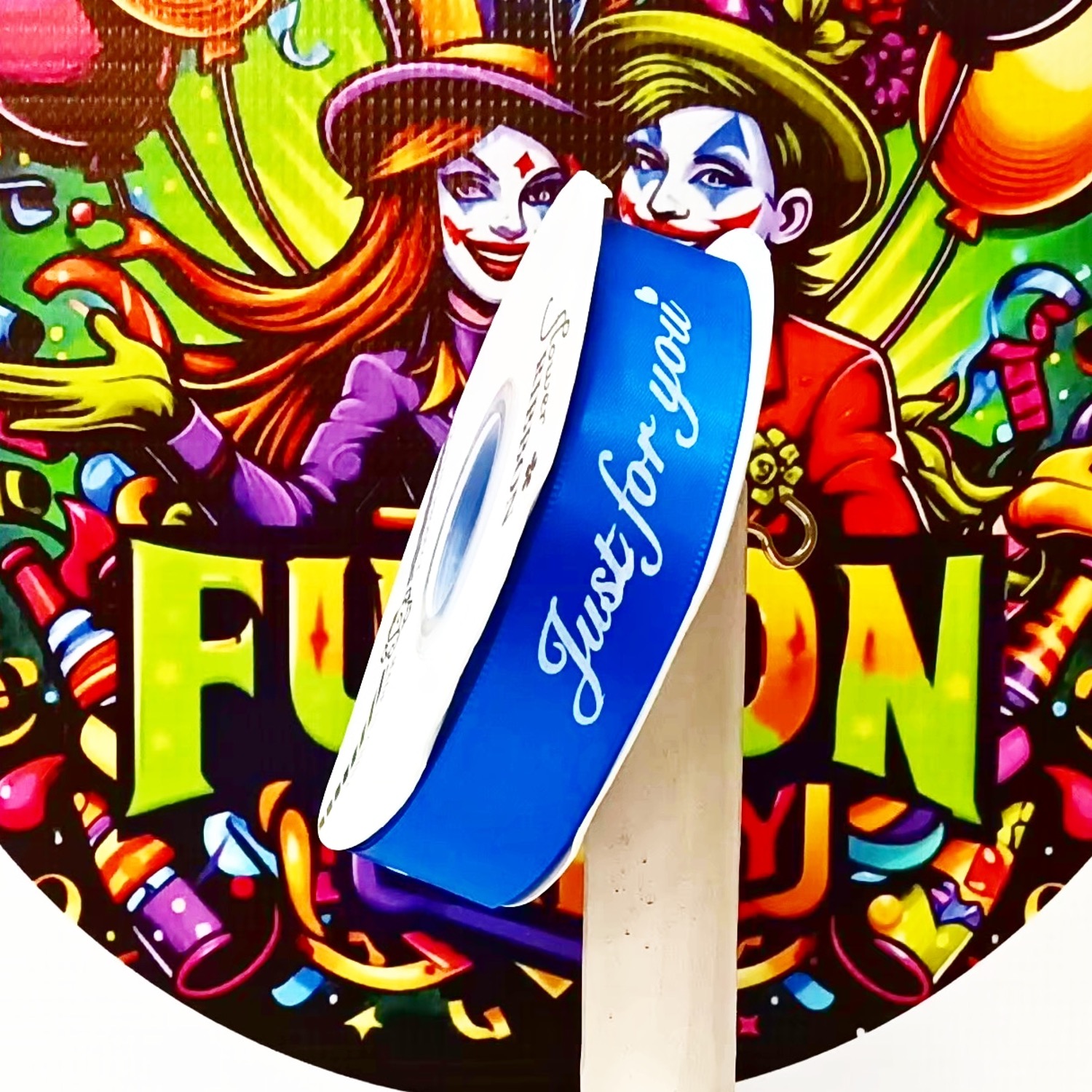 Cinta Just for you Azul 3cm x 50metros