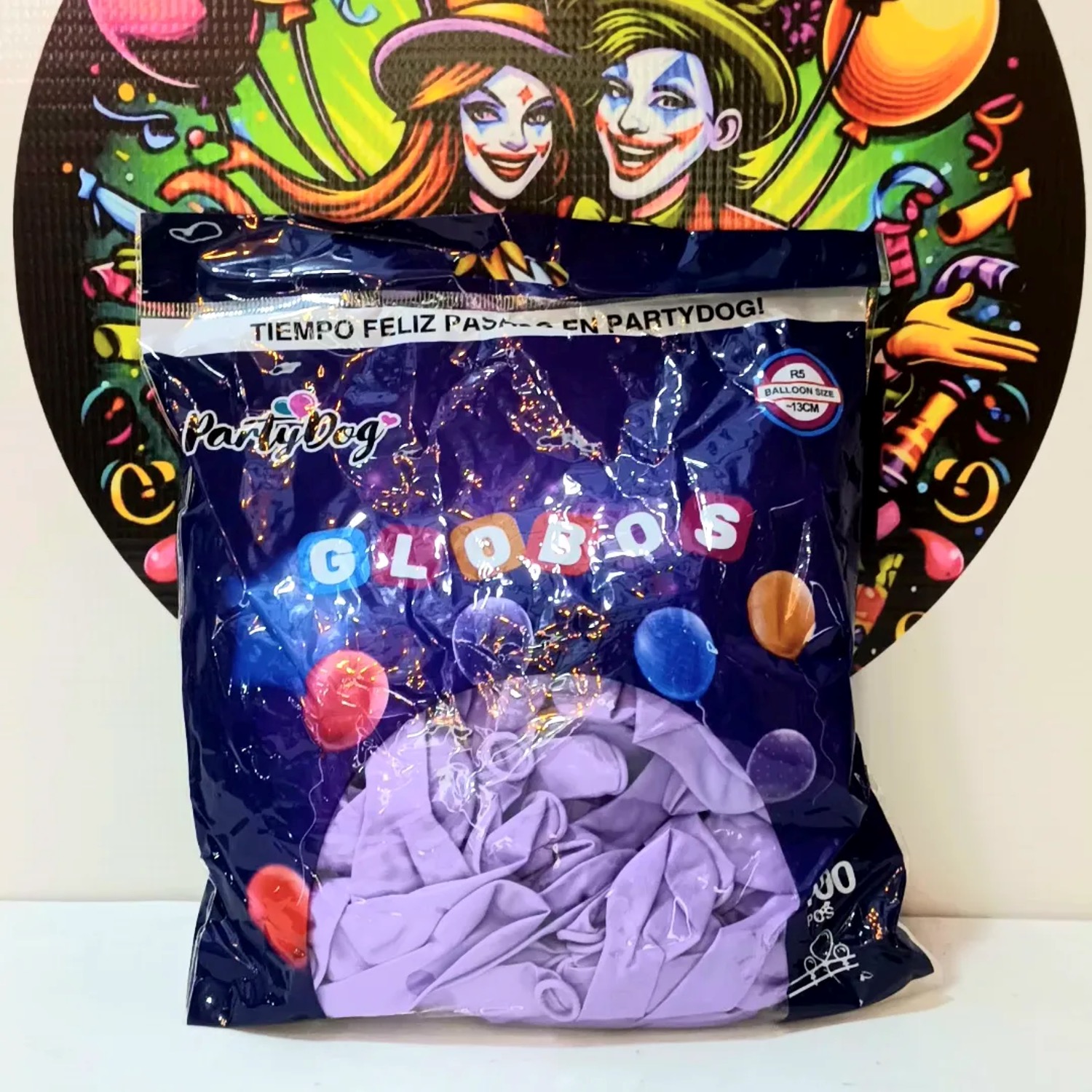 Globo Latex R5 Pastel Lila 100 UNIDADES