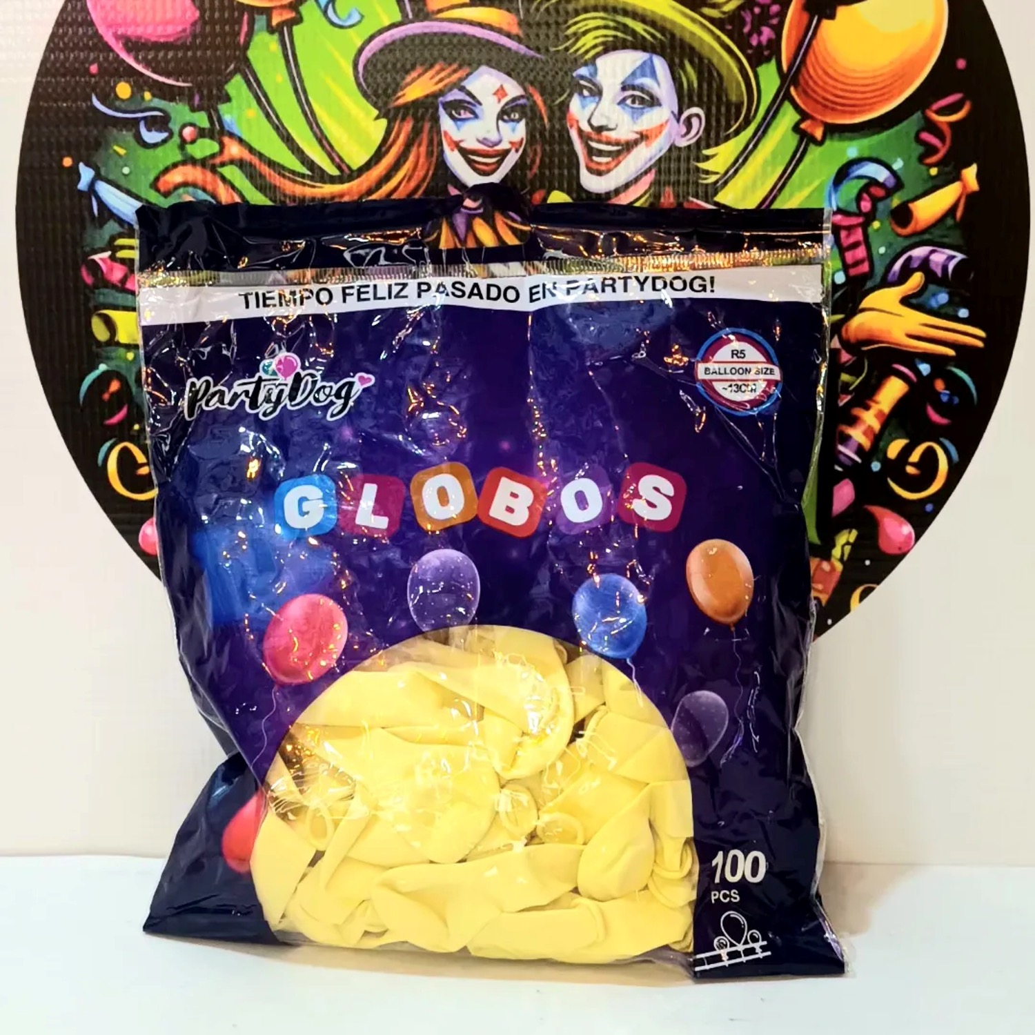 Globo Latex R5 Pastel Amarillo 100 UNIDADES