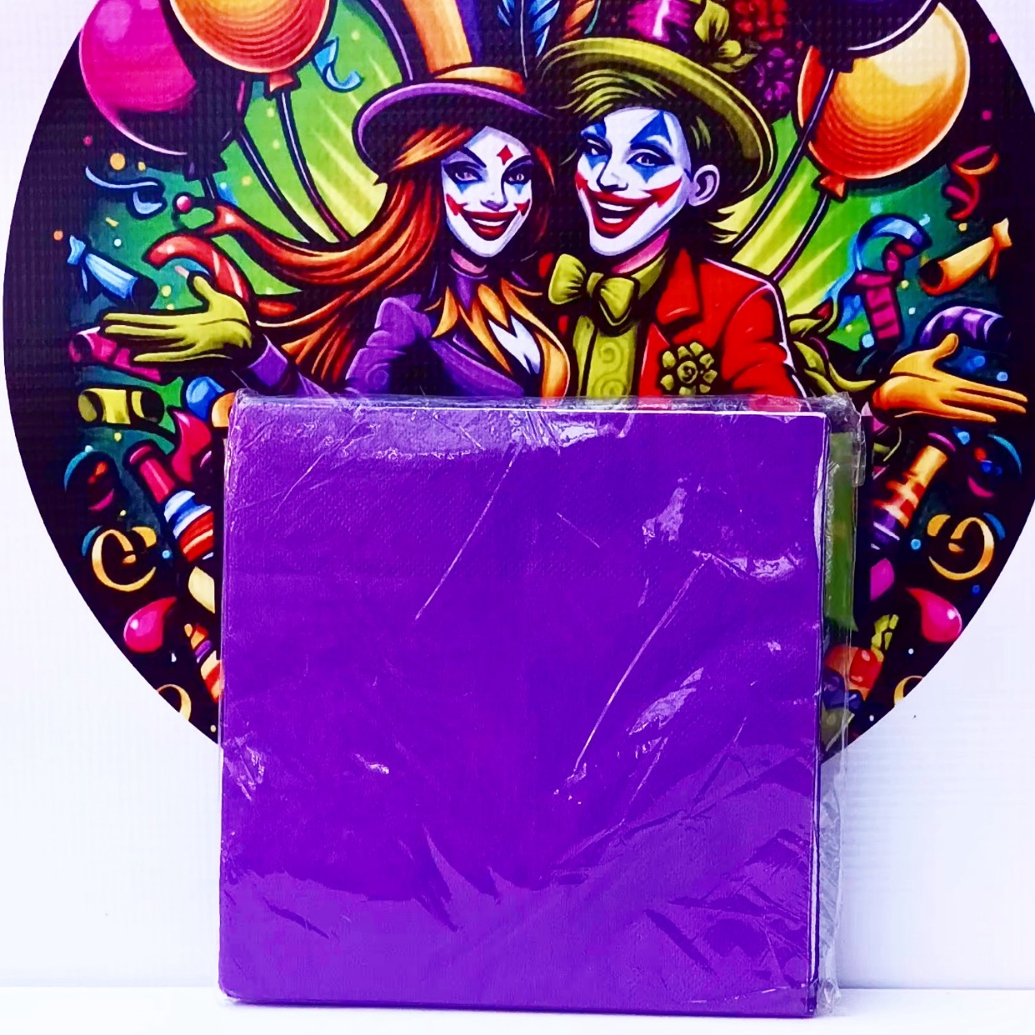 Servilleta Morado 20 unidades 30x30 cm