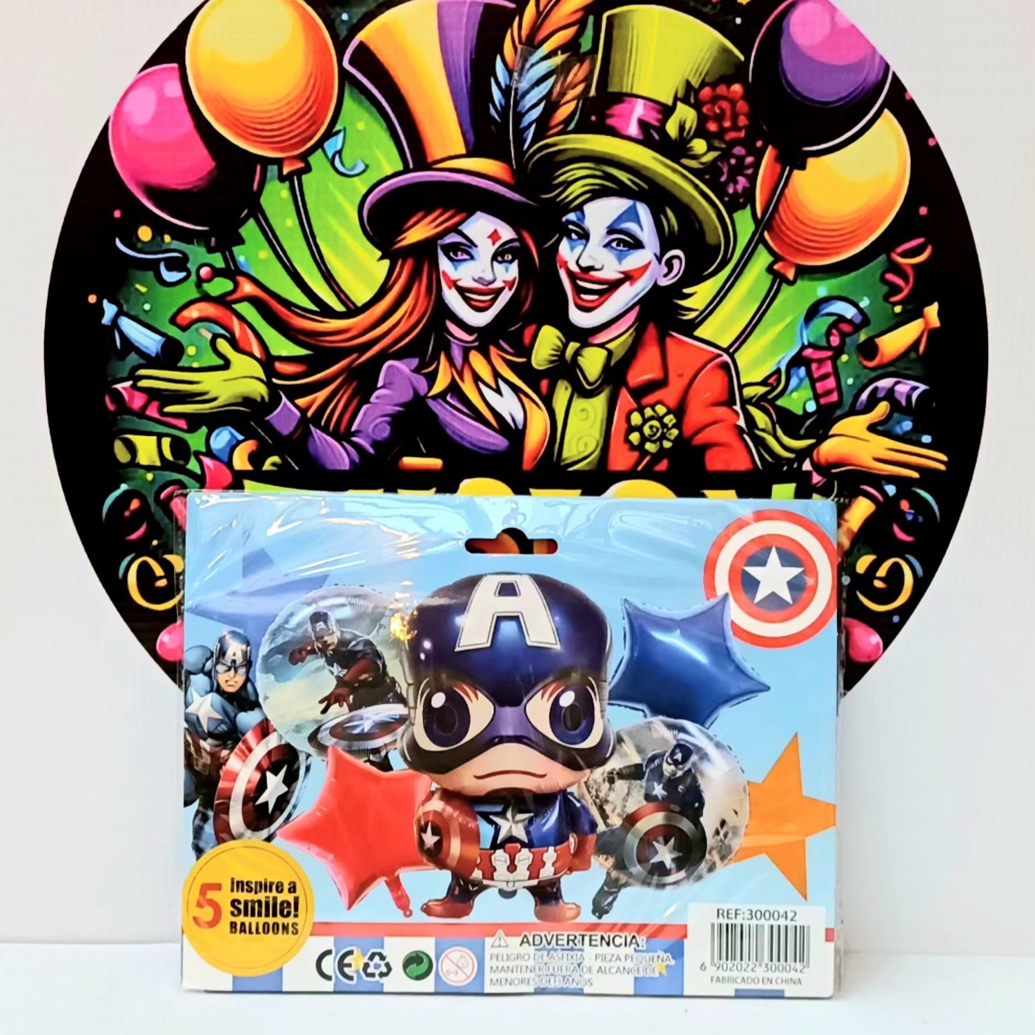 Pack Globos Capitan America