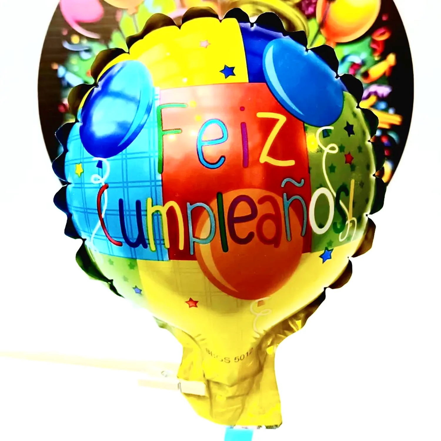 Globo Feliz Cumpleaños 12cm  Diseño 8 12 UNIDADES