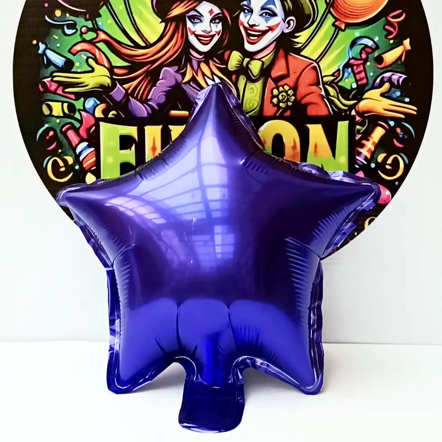 Globo Estrella 23cm  Morado