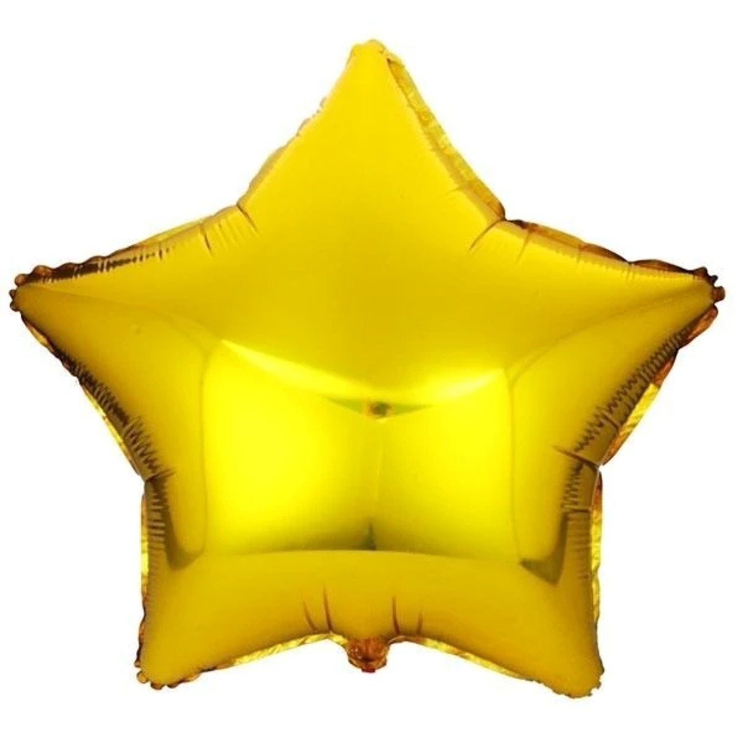 12 Globos Estrella 45cm  Dorado tornasol