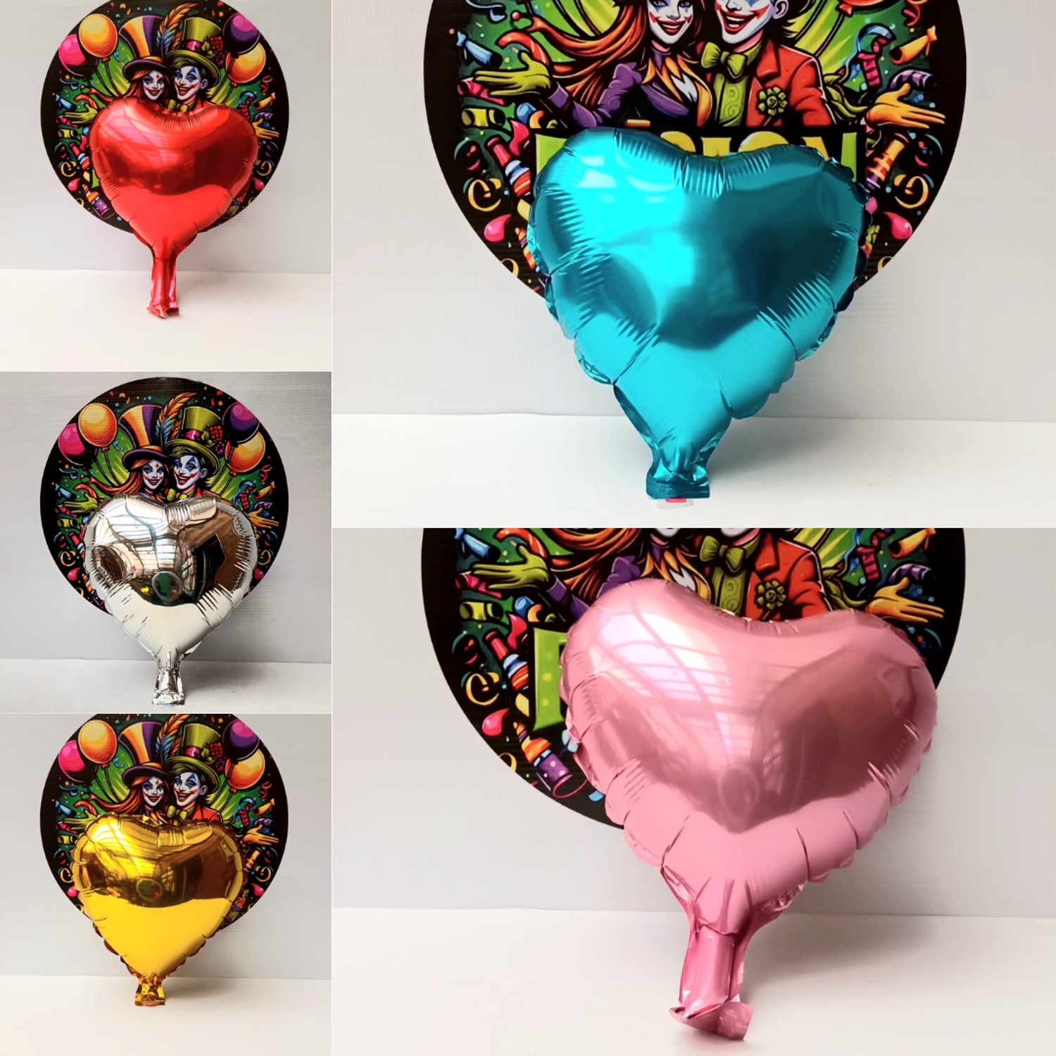 Globos Corazón 23cm  surtido
