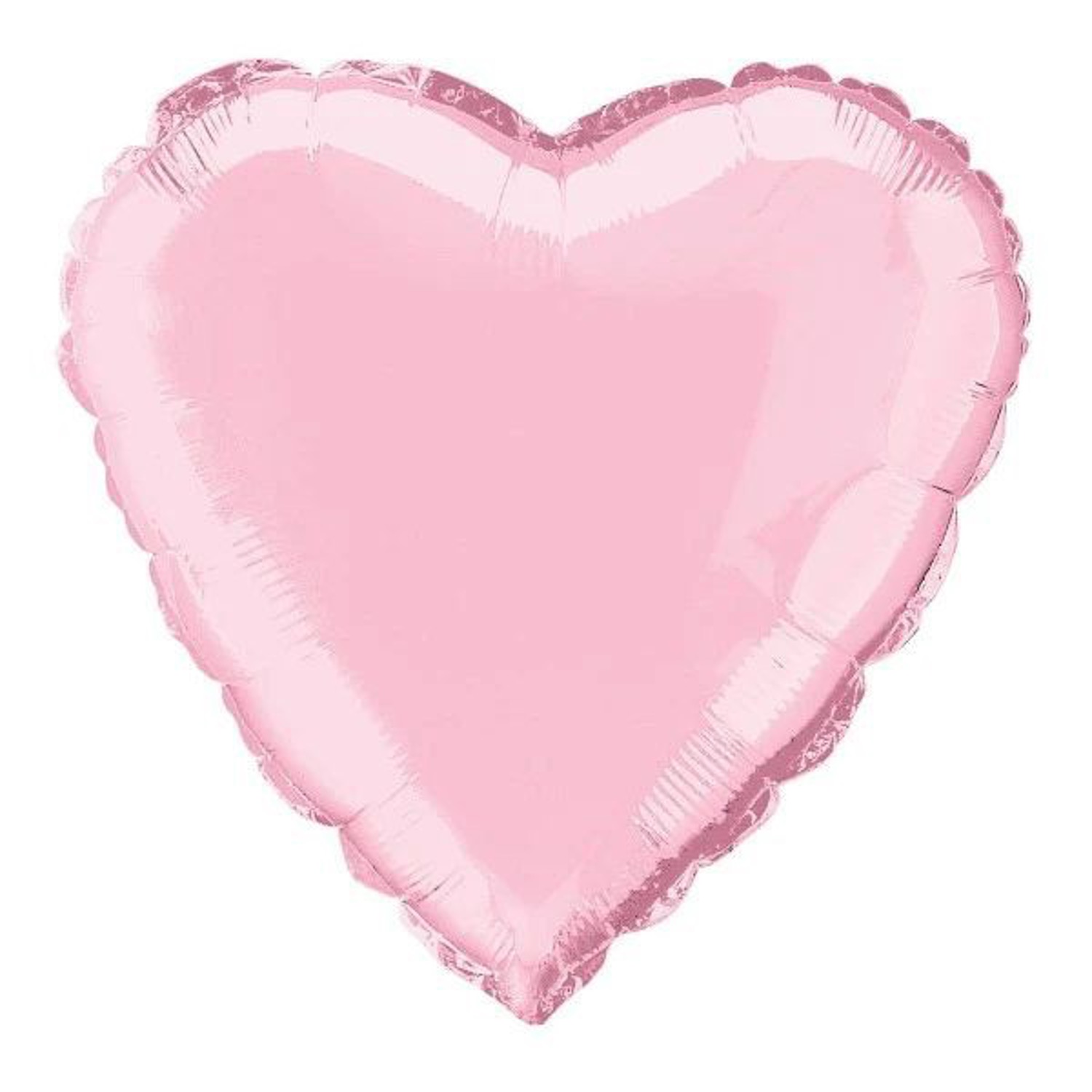 12 Globos Corazón 45cm  Rosado