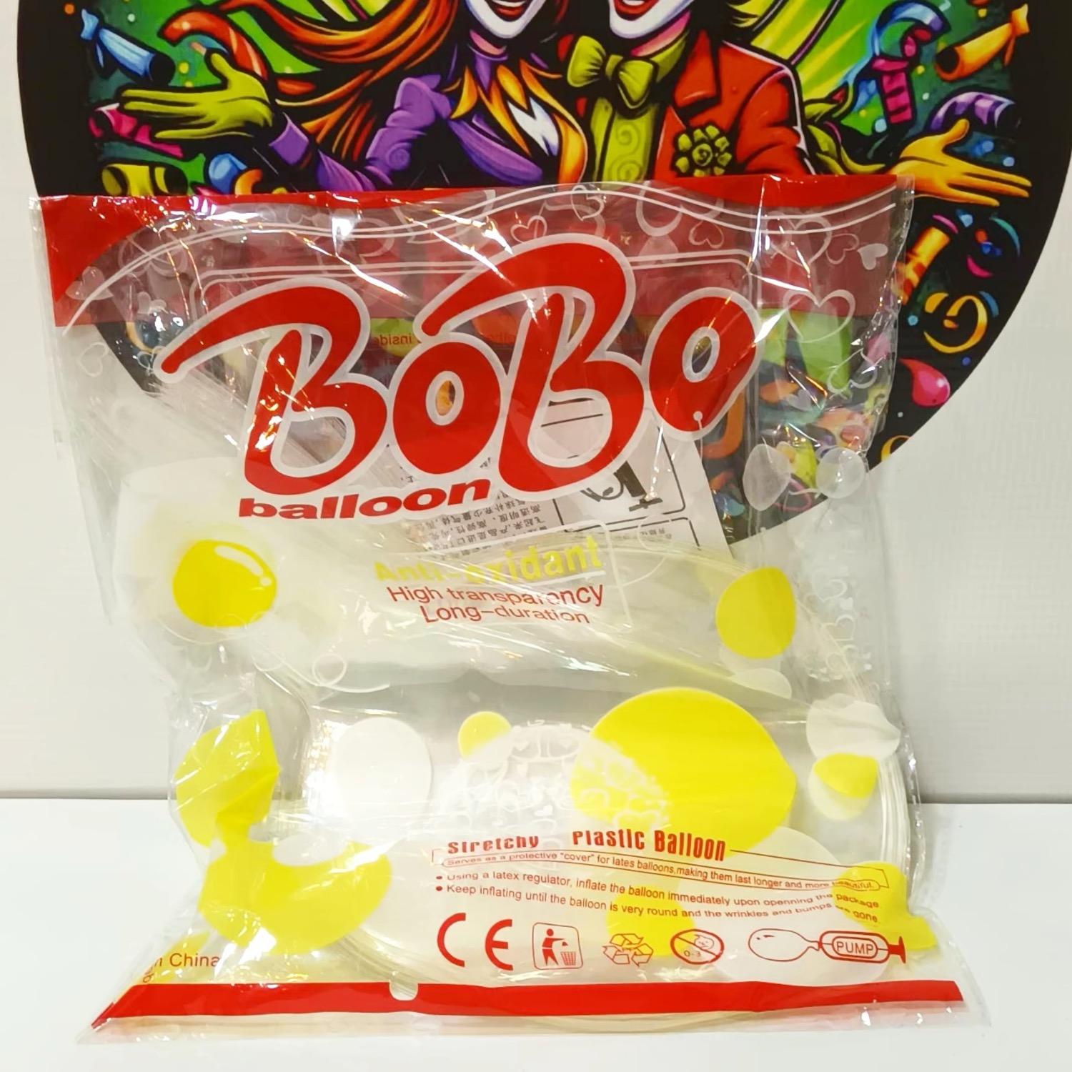 12 Globos Burbuja Transparente 18 Pulgadas