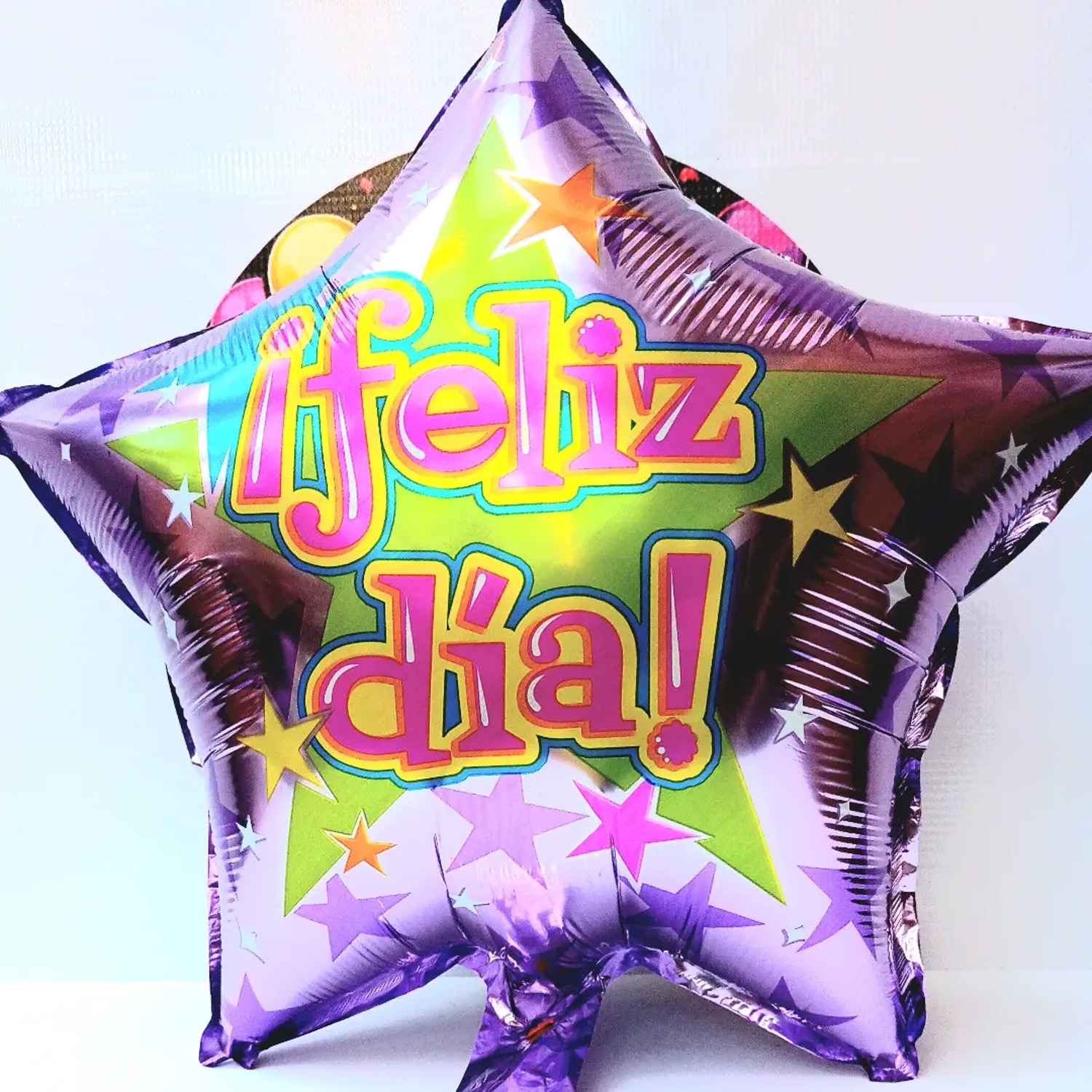 12 Globos Feliz Día 45cm  Numero 5