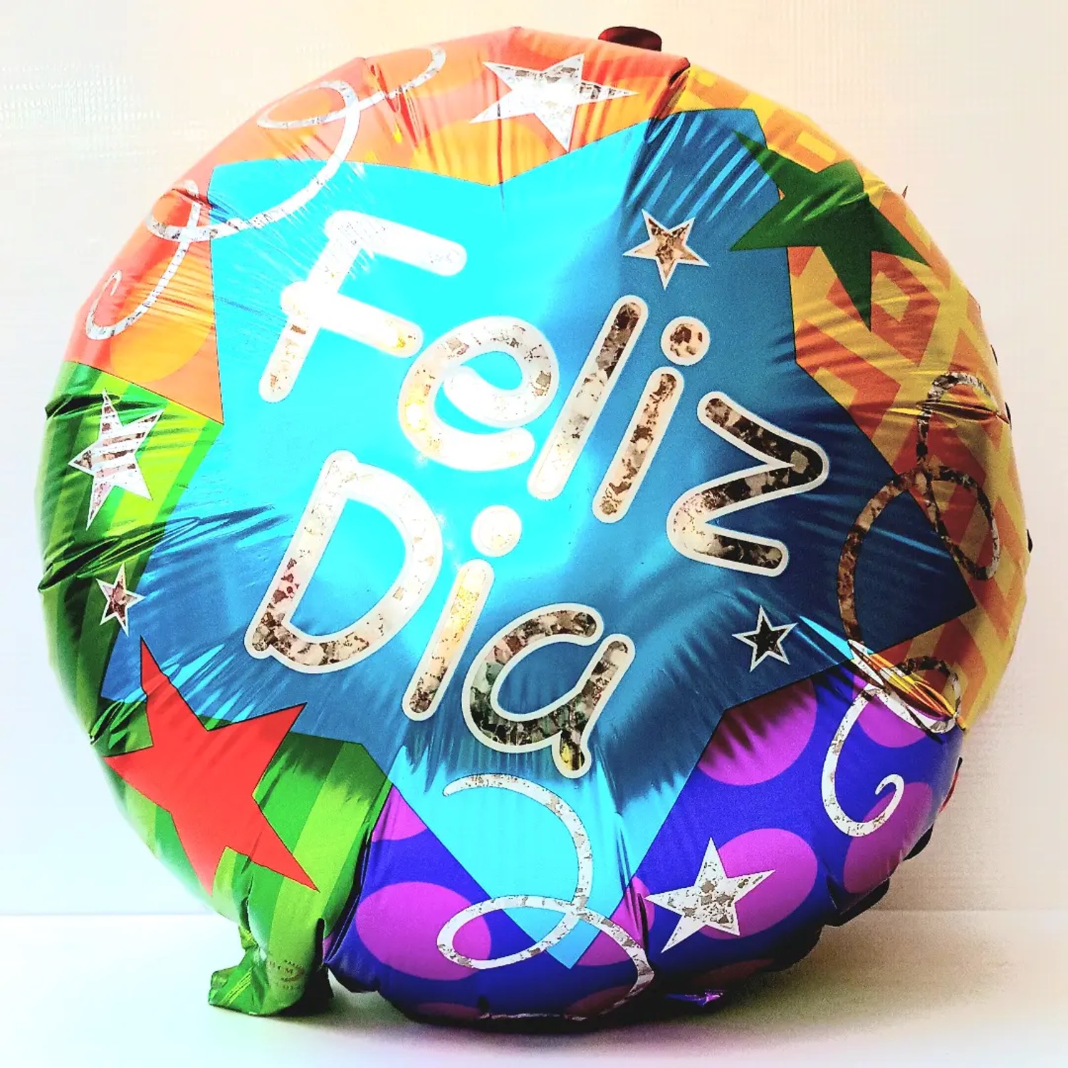 12 Globos Feliz Día 45cm  Numero 8
