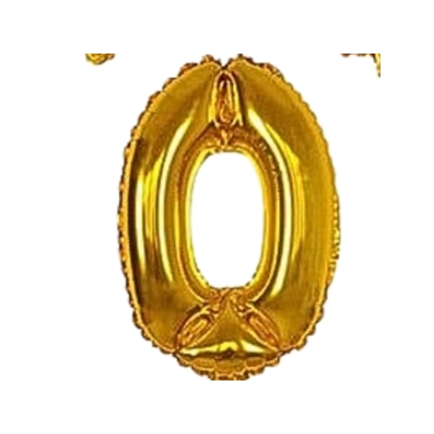 Globo Número 40cm  Dorado Numero 0