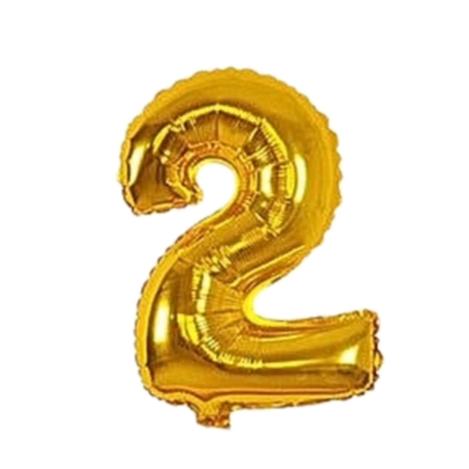 Globo Número 40cm  Dorado Numero 2