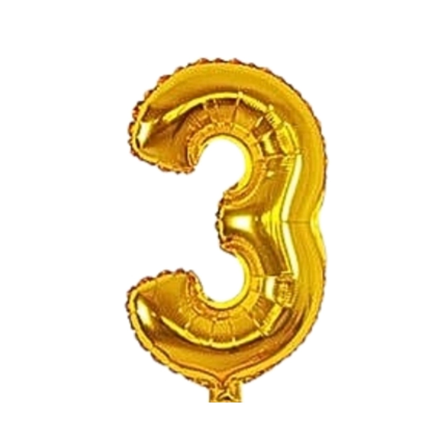 Globo Número 40cm  Dorado Numero 3