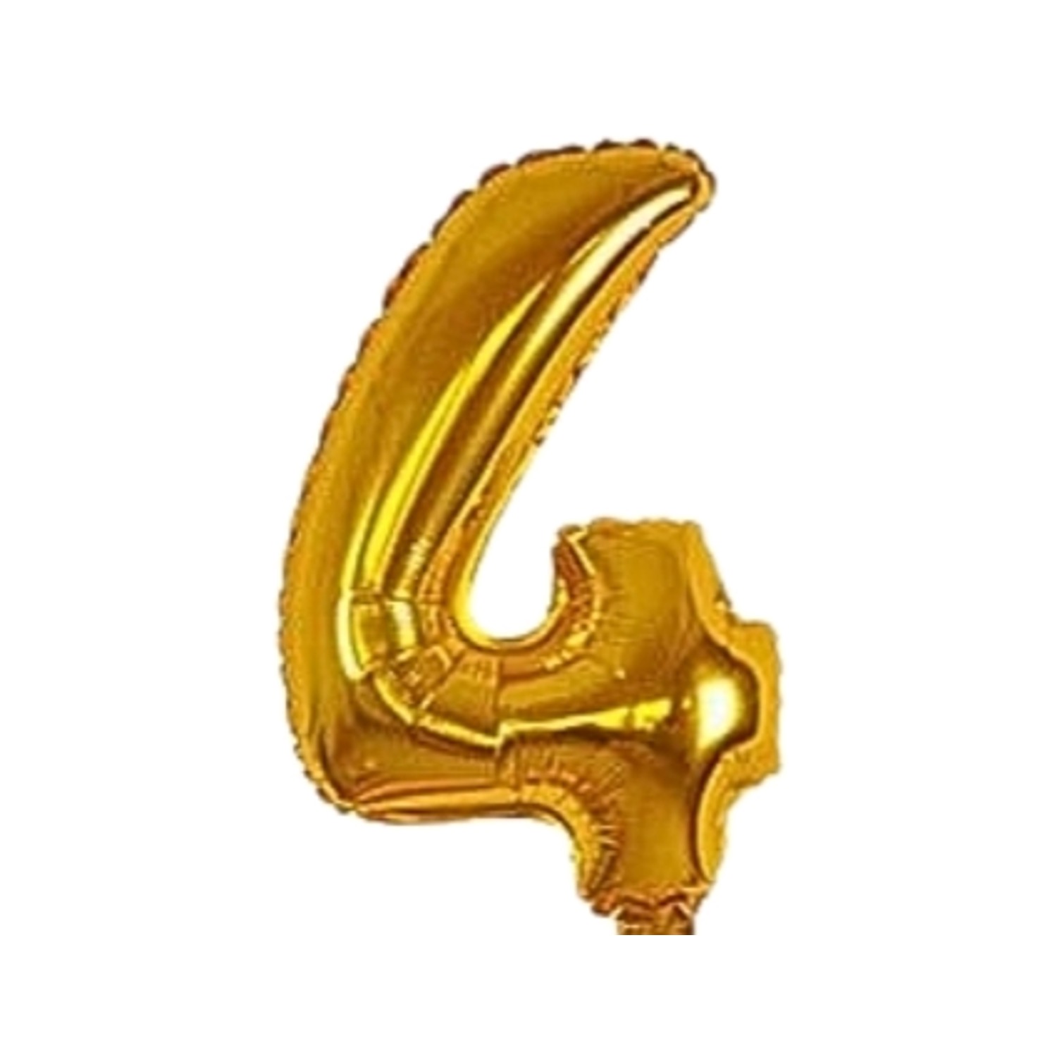 Globo Número 40cm  Dorado Numero 4