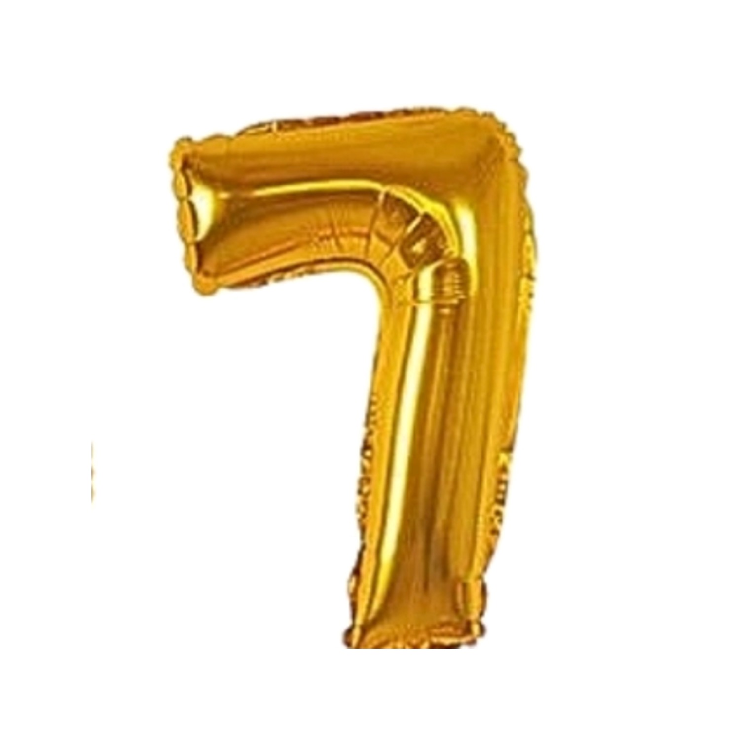 Globo Número 40cm  Dorado Numero 7