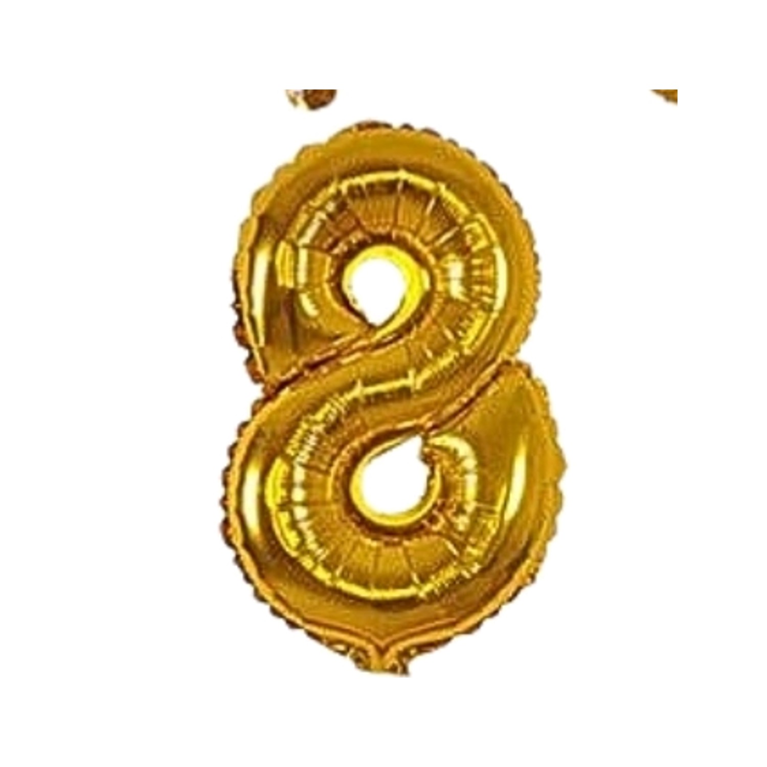 Globo Número 40cm  Dorado Numero 8
