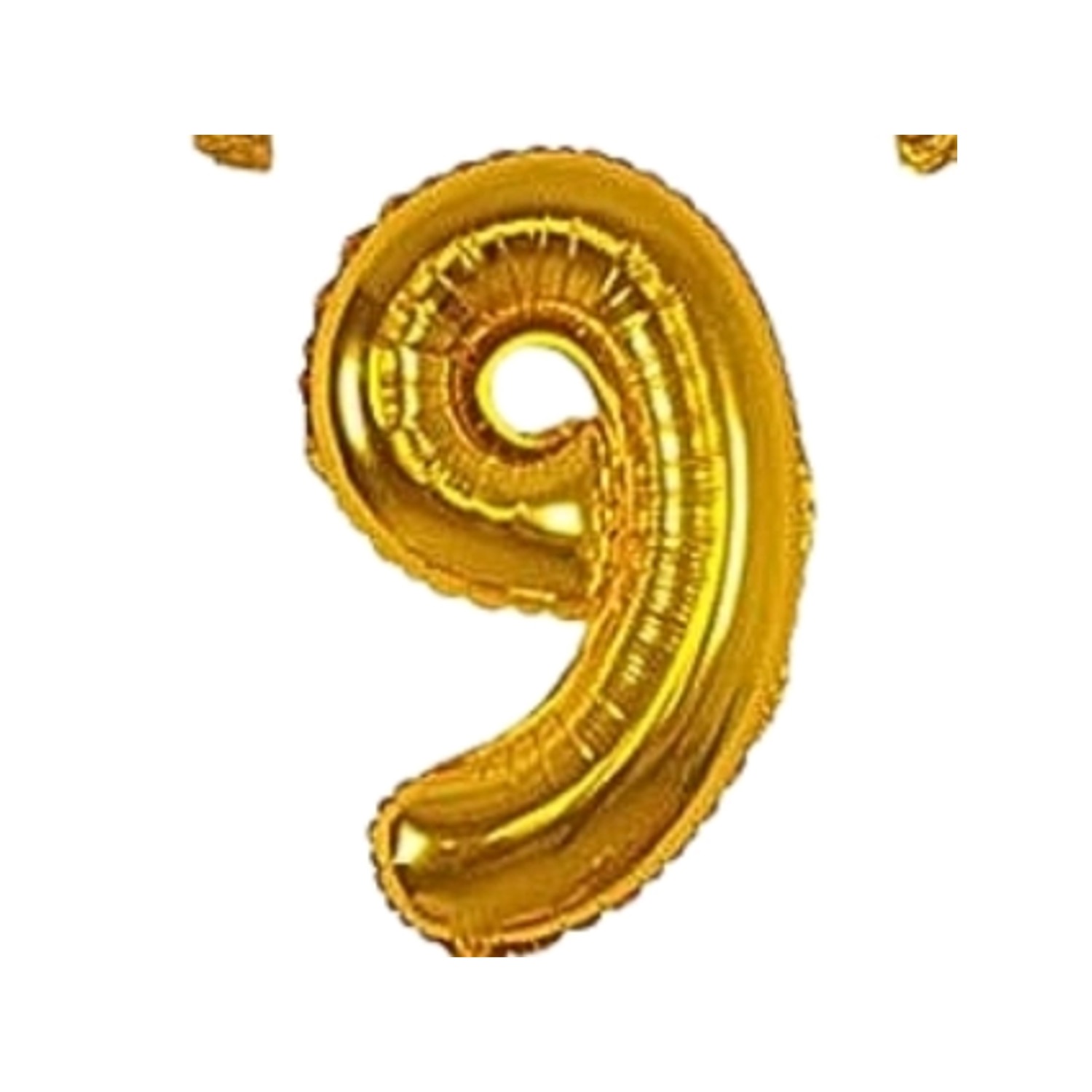 Globo Número 40cm  Dorado Numero 9