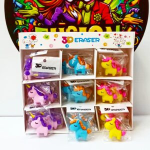 GOMA UNICORNIO 3D