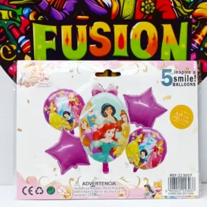 SET 5 GLOBOS PRINCESAS