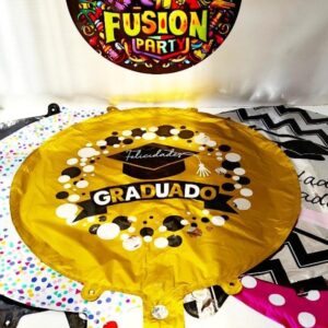 12 GLOBOS GRADUACION 45CM