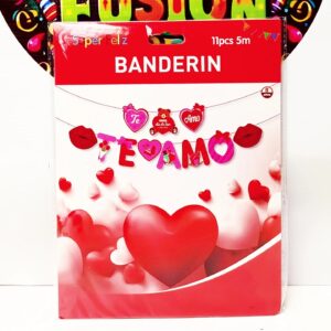 BANDERIN "TE AMO"