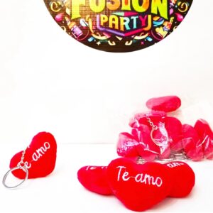 DOCENA LLAVEROS CORAZON