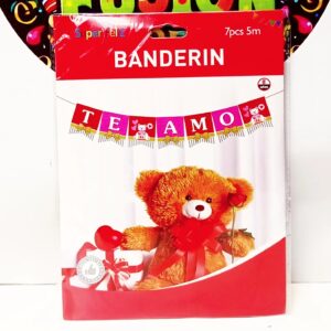 BANDERIN "TE AMO"