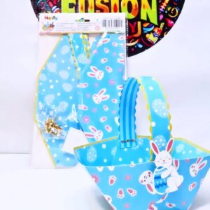 SET 6 CANASTAS CARTON CELESTE