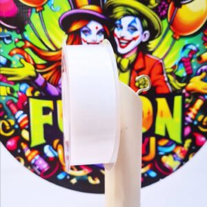 Cinta Organza Blanca 2cm x 22,8 metros