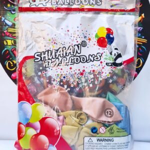 Globo Latex R12 Mix Cromado