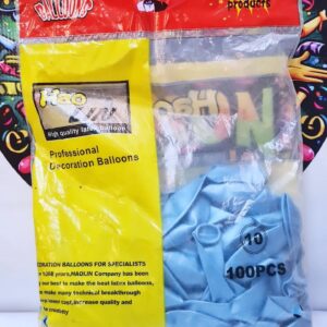 Globo Latex Perlado R10 Celeste 100 Pcs
