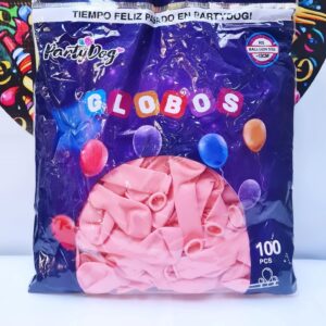 Globo Latex R5 Pastel Rosa 100 UNIDADES