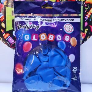 Globos Latex R9 Azul 25 Pcs