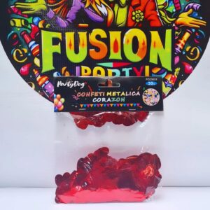 CONFETTI CORAZÓN ROJO 30gr