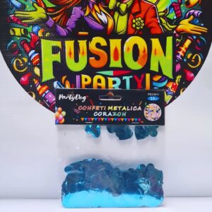 CONFETTI CORAZÓN CELESTE 30gr