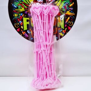 TRIDENTE CORAZON ROSA 80 UNIDADES 35cm