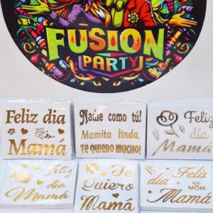 VINILO PEQUEÑO DIA DE LA MAMÁ 1 UNIDAD
