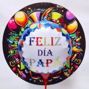GLOBO AUTOINFLABLE 23cm DIA DEL PAPÁ 1 UNIDAD