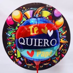 GLOBO AUTOINFLABLE 23cm DIA DEL PAPÁ 1 UNIDAD