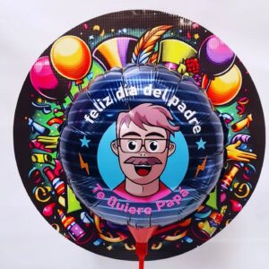 GLOBO AUTOINFLABLE 23cm DIA DEL PAPÁ 1 UNIDAD