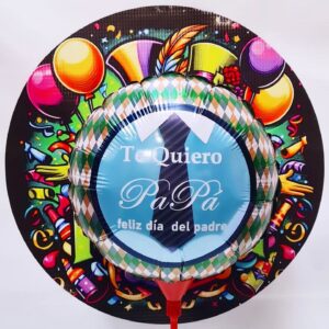 GLOBO AUTOINFLABLE 23cm DIA DEL PAPÁ 1 UNIDAD