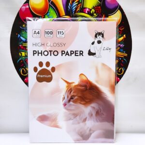 PAPEL FOTOGRÁFICO A4 GLOSSY 115gr 100 HOJAS