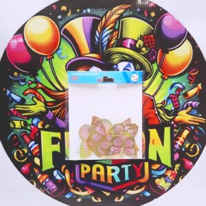 SET 12 MARIPOSAS SIMPLES ROSADO