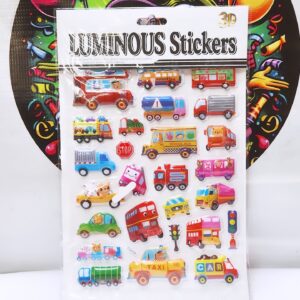 SET 4 STICKERS AUTITOS