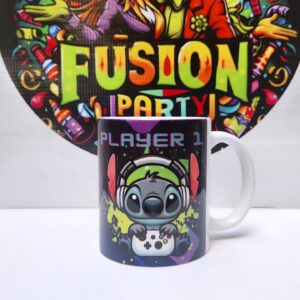 TAZÓN STITCH GAMER