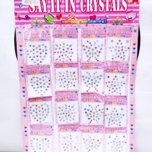 SET PIEDRITAS FACIALES 12 pcs