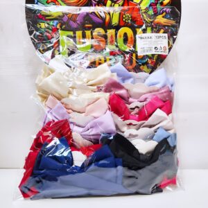 MOÑO COQUETTE LISO 12 unidades