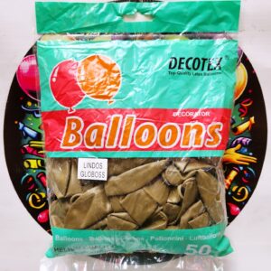 GLOBO LATEX R12 VERDE MILITAR  50unidades