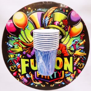 SET 10 VASOS LISOS COLORES